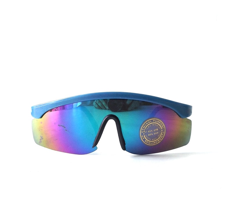 vintage 1980's NOS razor sunglasses youth by RecycleBuyVintage