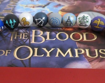 Percy Jackson camp half blood necklace, Blood of Olympus edition