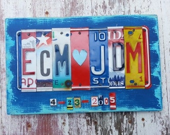 10th Wedding Anniversary Tin Aluminum Gift 10 year wedding