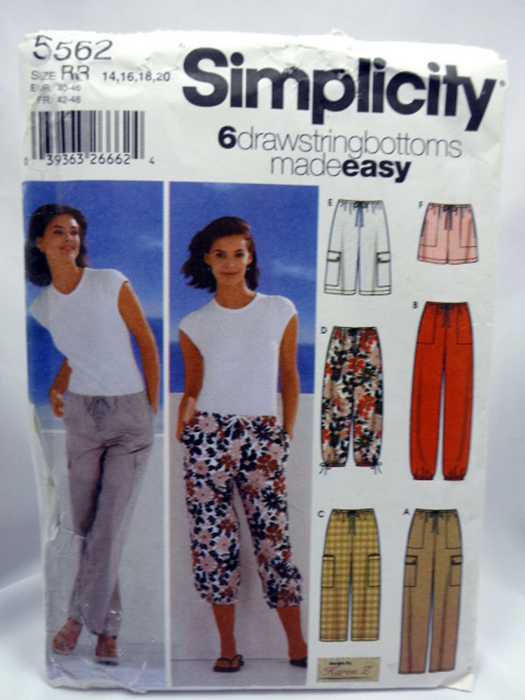 Simplicity 5562 Misses' Pants and Shorts by Allyssecondattic