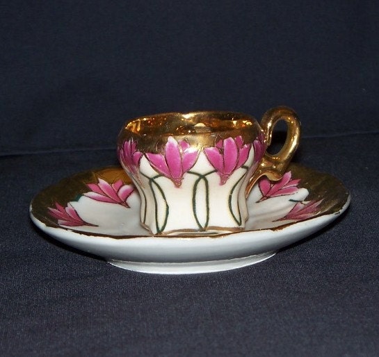 miniature cup and saucer set