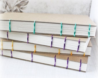 Blank Art Journal 6x9 Inch Journal Watercolor Journal Mixed Media Journal Sketch Journal Hand Bound Book Sketchbook Coptic Stitch Art Diary