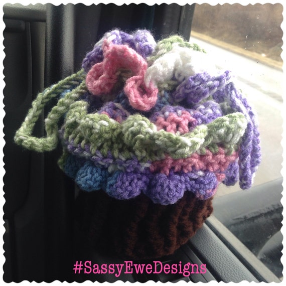 Cupcake Cradle Purse Ice Cream crochet purse for by