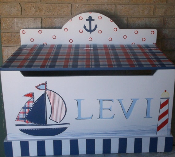 nautical toy chest