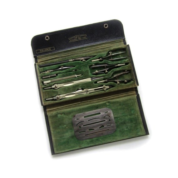 Drafting Tool Set Eugene Dietzgen Co Architecture Engineer