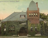 Richard Sugden Library SPENCER Massachusetts c 1910s – Ivy Covered Architecture