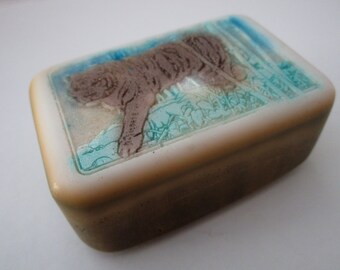 TIGER SOAP BAR - gift for husband, stocking stuffer, gift for him, gift for man, gift for boyfriend, gift for dad