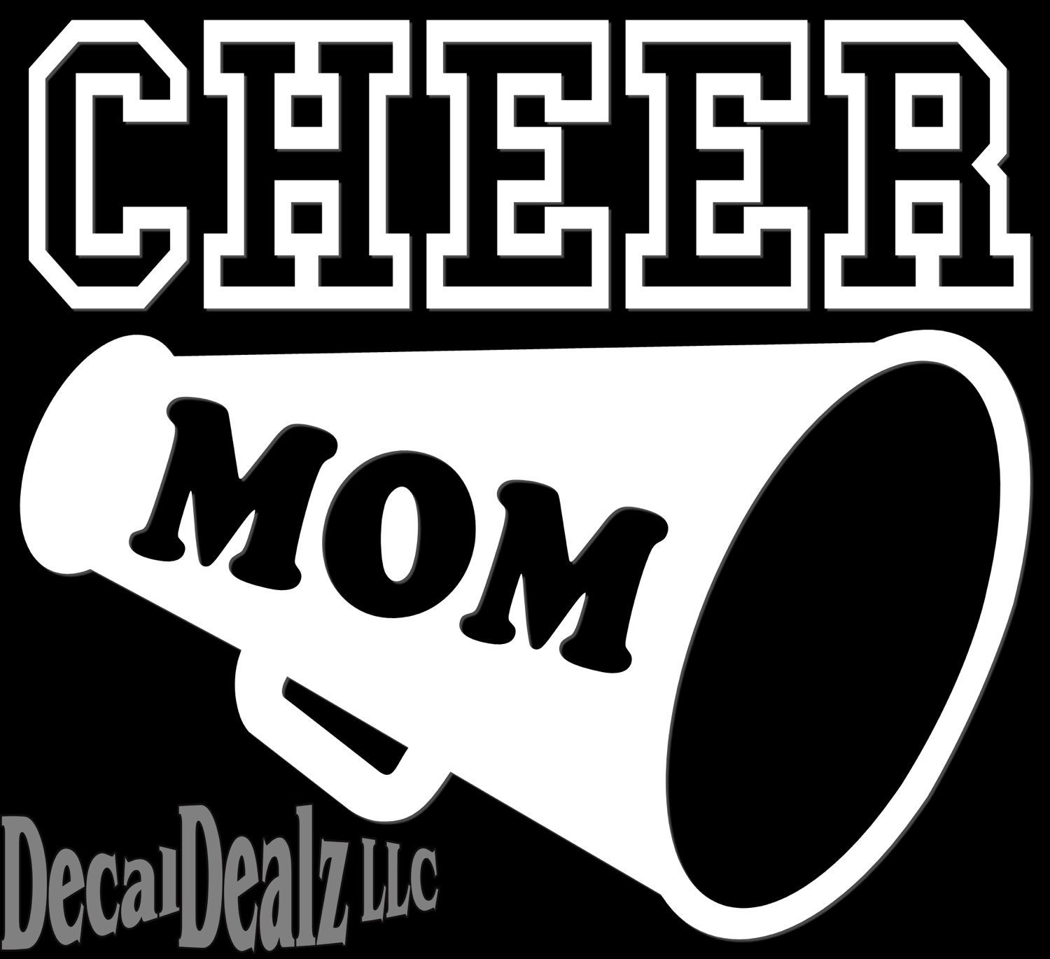 Cheer Mom Decal Sticker By Decaldealz On Etsy