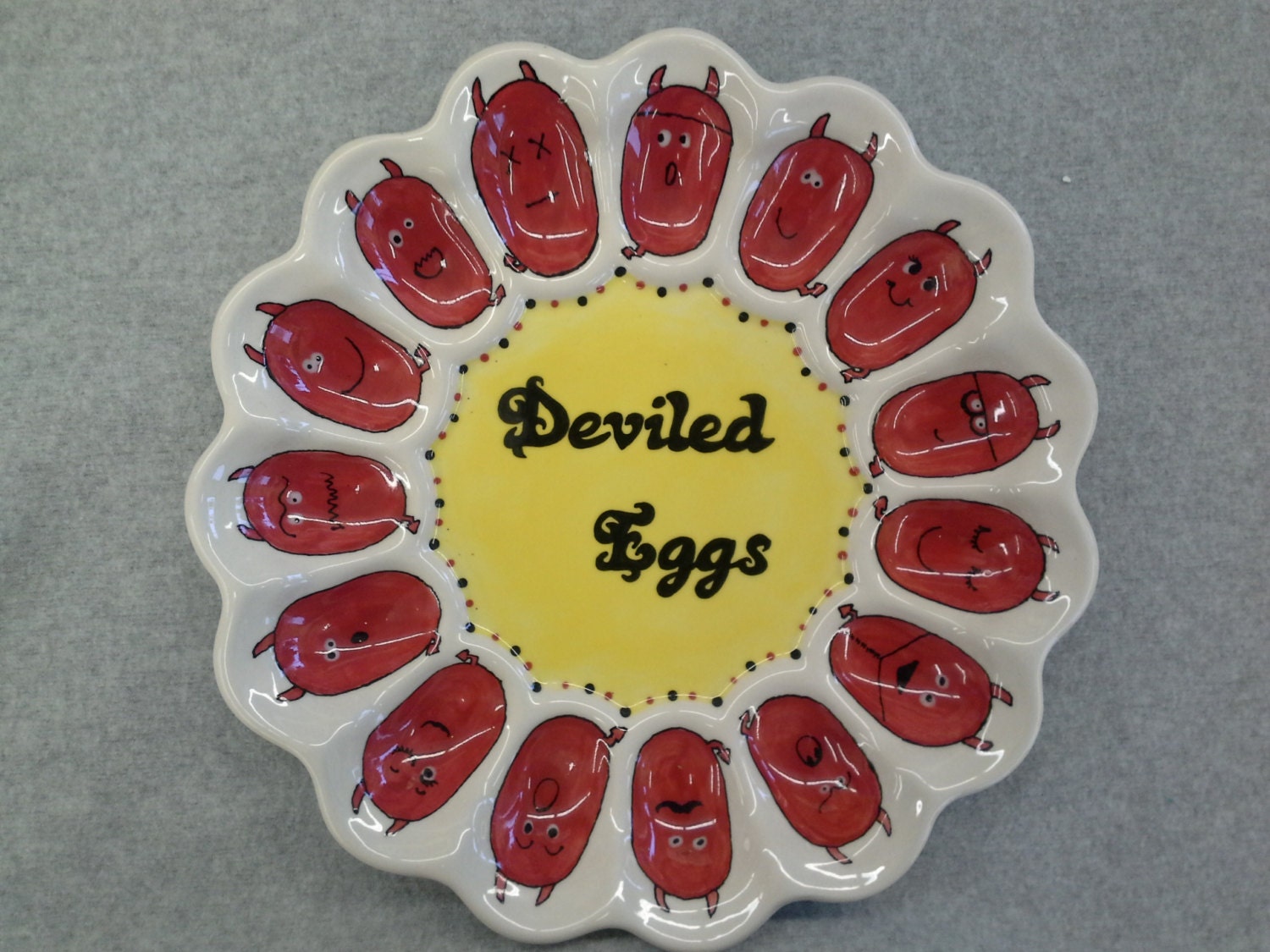 Deviled Egg Plate finished