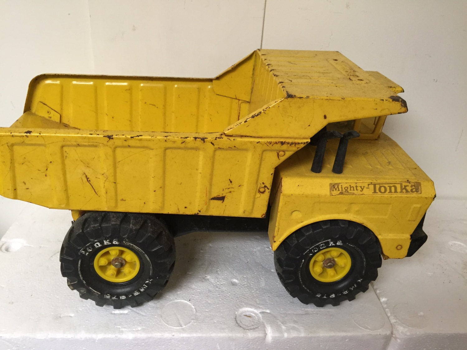 Vintage Big Yellow Mighty Tonka Dump Truck by ShaysRevival on Etsy