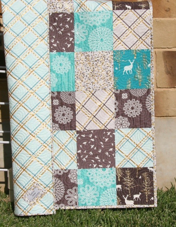Vente rustique baby quilt garçon literie lit par sunnysidedesigns2 Chevreuil Literie décor