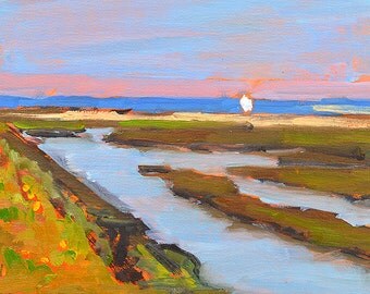 Ocean Beach Painting- San Diego River