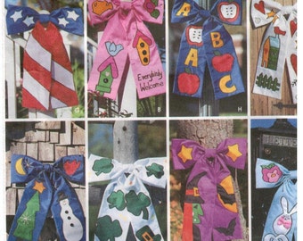 Simplicity Pattern 7618 Holiday Bows - Christmas, Patriotic, Halloween, Easter