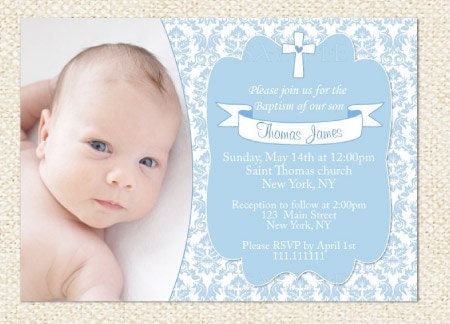 Electronic Baptism Invitations Free 4