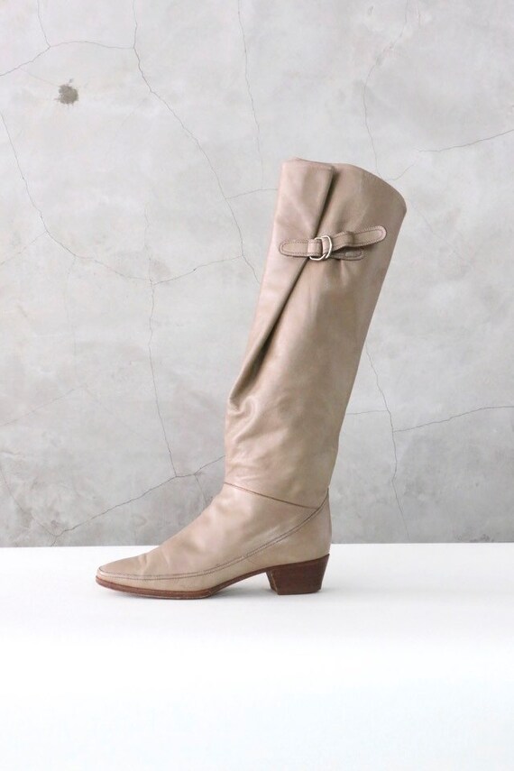 tan womens boots knee high