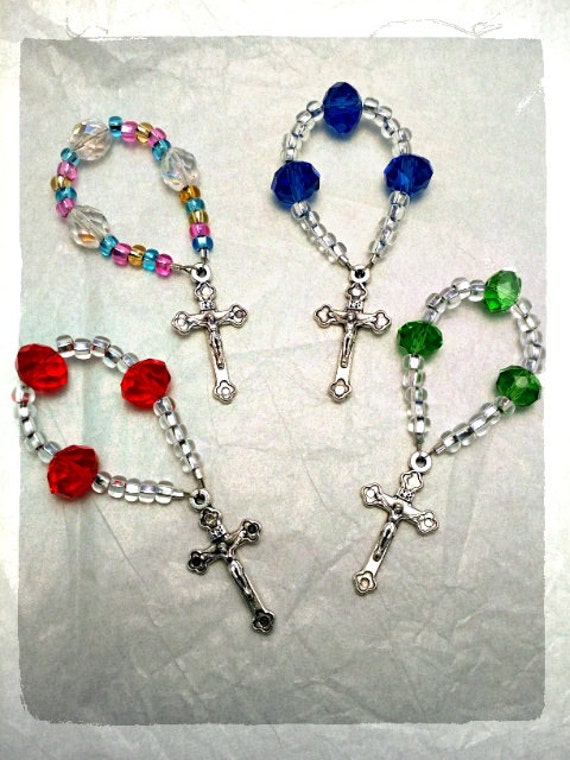 Devotion to the Three Hail Mary Beads by LivAriaDesigns on Etsy