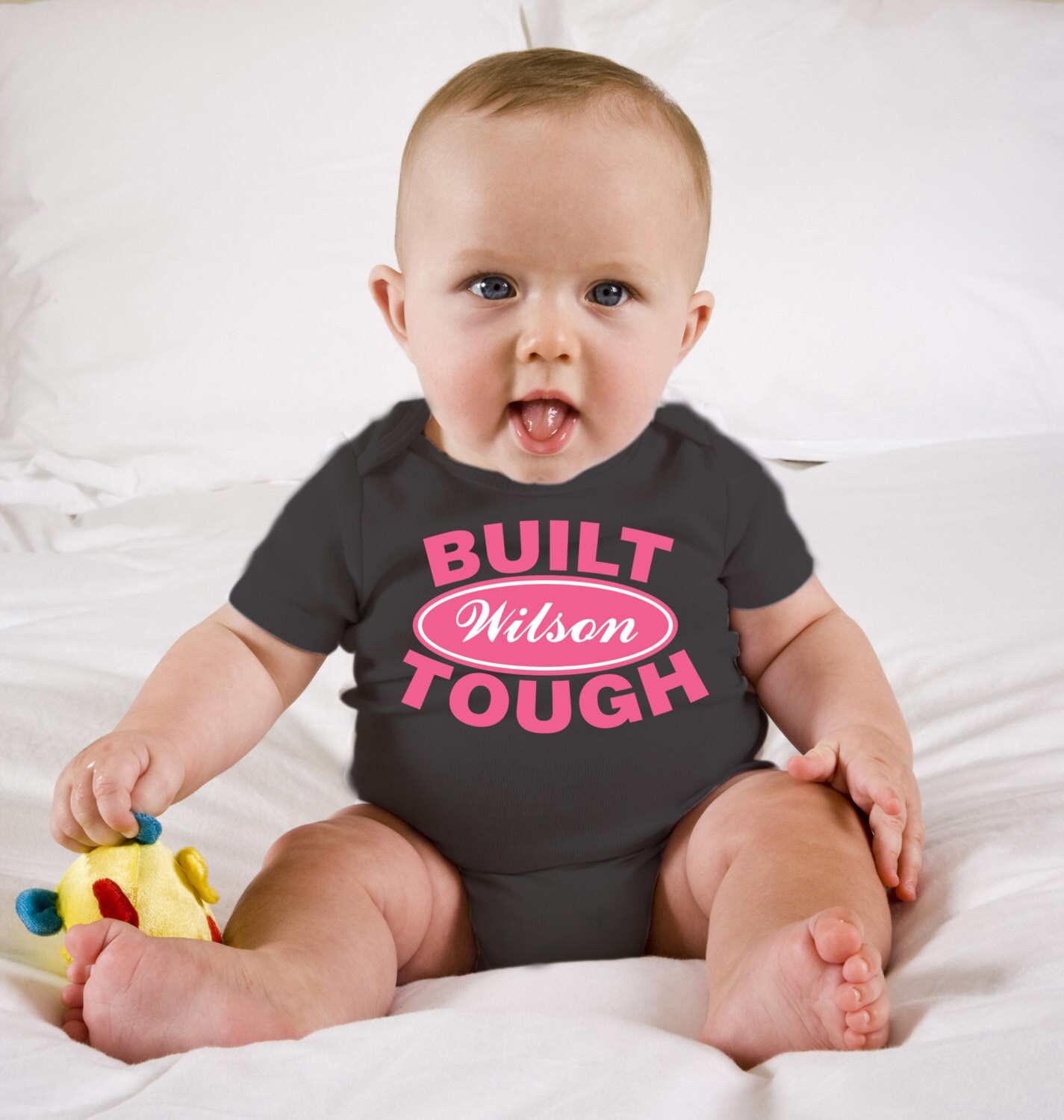 Ford Baby Clothes Built Ford Tough Custom Onesie by KennieBlossoms