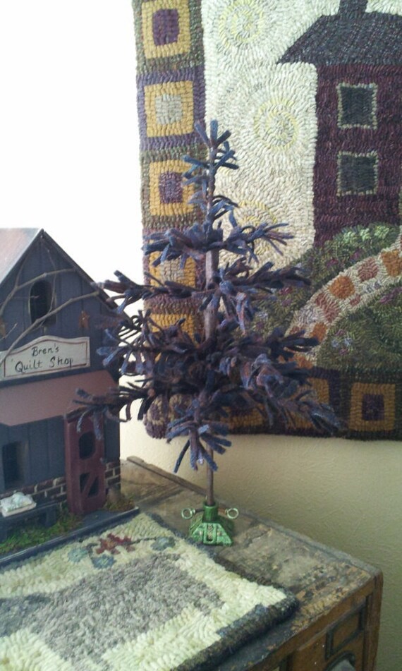 navy primitive wool feather tree christmas tree by navy primitive wool feather tree christmas tree by