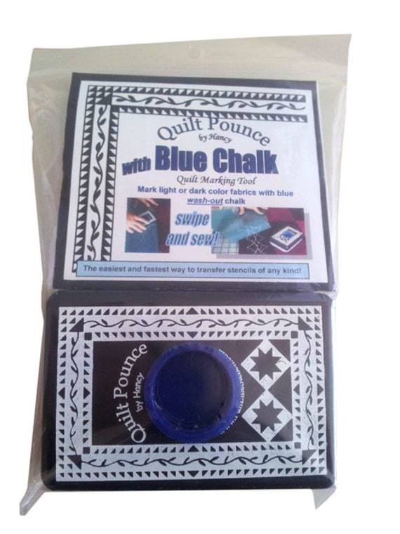 Quilt Pounce Pad / Blue Chalk / Free Motion Quilting