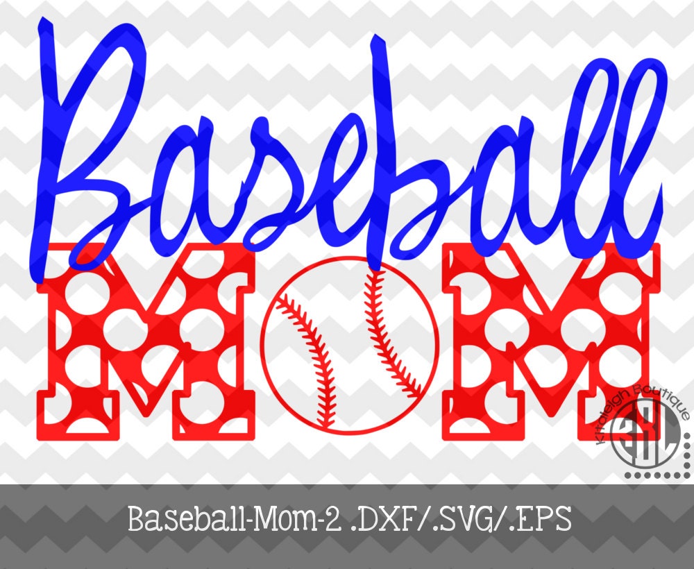 Download Baseball-Mom-2 Decal Files .DXF/.SVG/.EPS by KitaleighBoutique