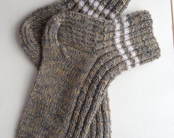 Hand Knitted Socks for Men.Home Socks.Unisex Socks.Big Size.