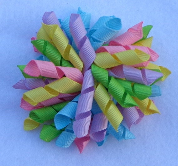 Korker Hair Bow Pastel Korker Bow Spring/Easter Hair Bow