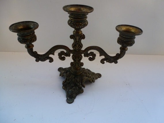 Vintage Candelabra Made in Italy Vintage Candle Holder