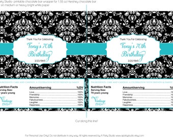70th candy bar wrappers template free for word 70th candy bar wrappers template free for word