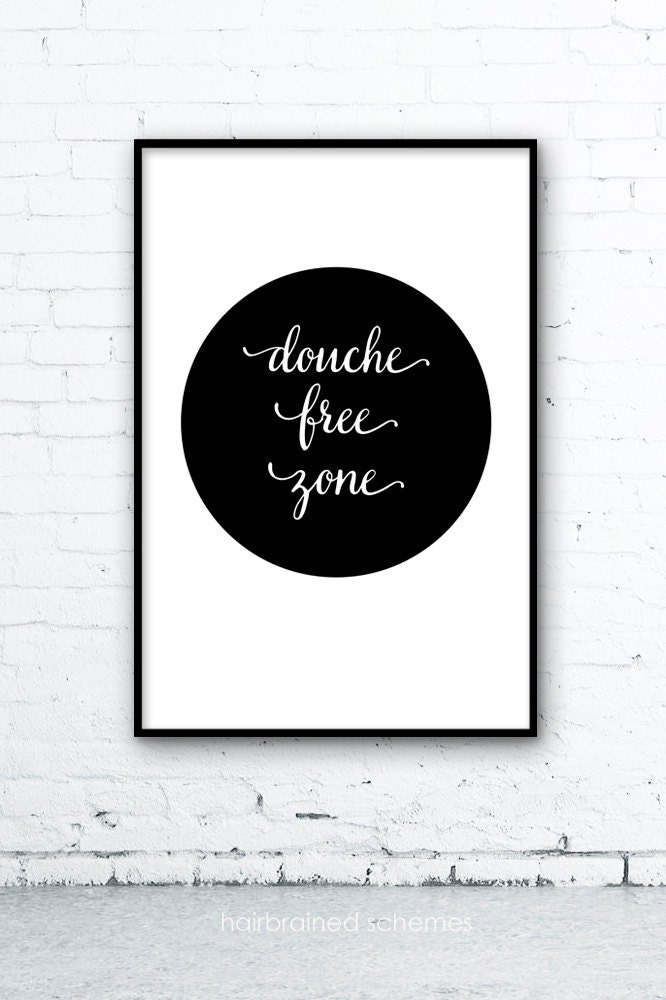 Instant Download Poster Funny Typography Art Print Printable