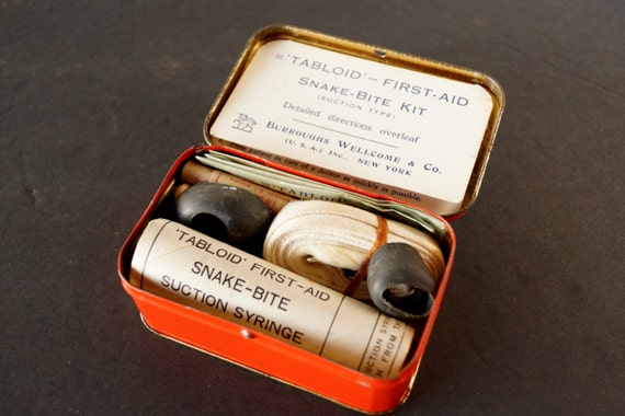 Vintage Snake Bite Kit Complete in Original Tin by ThirdShift