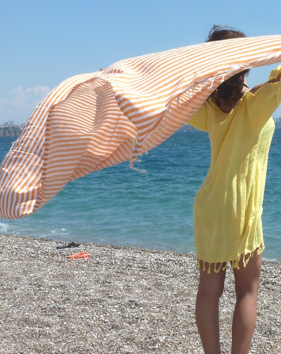 Ecofriendly Organic Turkish Towel Peshtemal Beach By Theanatolian