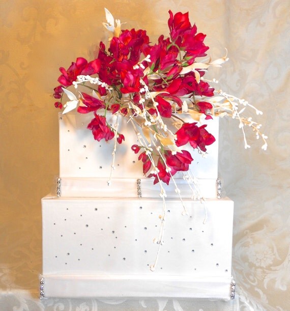 Wedding Card Box Orchid Like Freesias Wedding Card Holder
