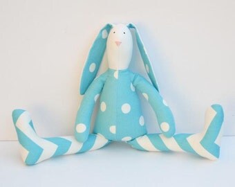 terry cloth stuffed bunny