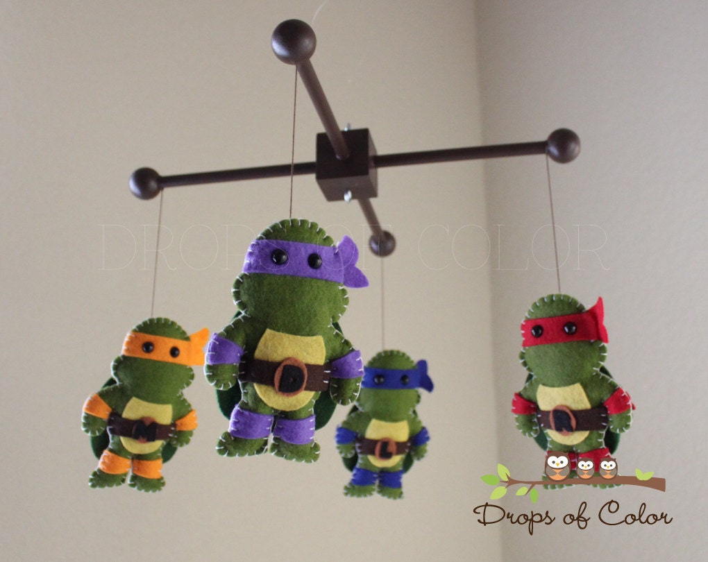 Baby Mobile Baby Crib Mobile Ninja Turtle Mobile Nursery