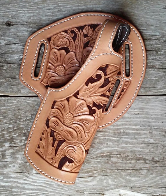 Items Similar To Tooled 1911 Leather Holster On Etsy