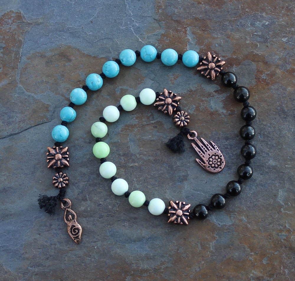 Balance Pagan Prayer Beads Meditation Beads Witches Ladder