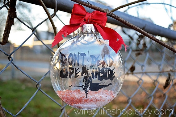 The Walking Dead: Don't Open, Dead Inside Inspired | Christmas Tree Ornament