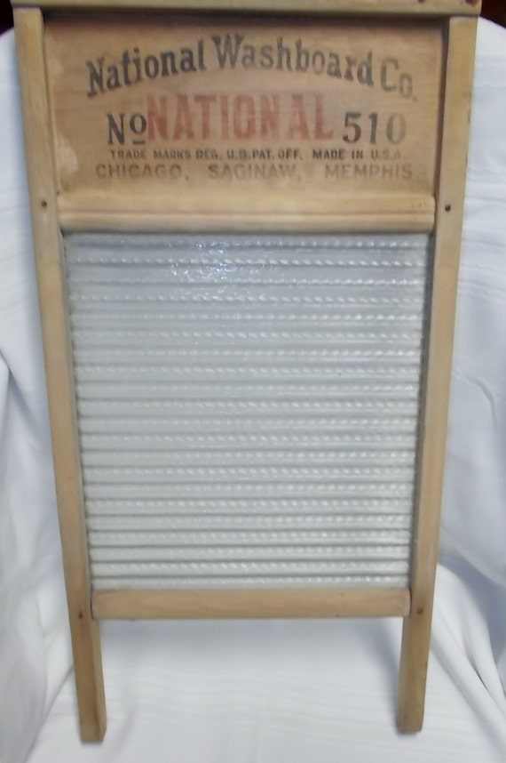 National Washboard Glass Scrubbing Surface by hometowngeneralstore