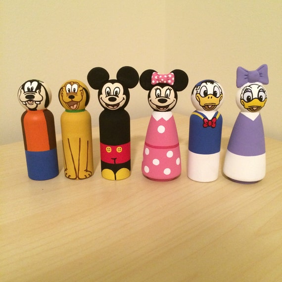 mickey mouse peg doll