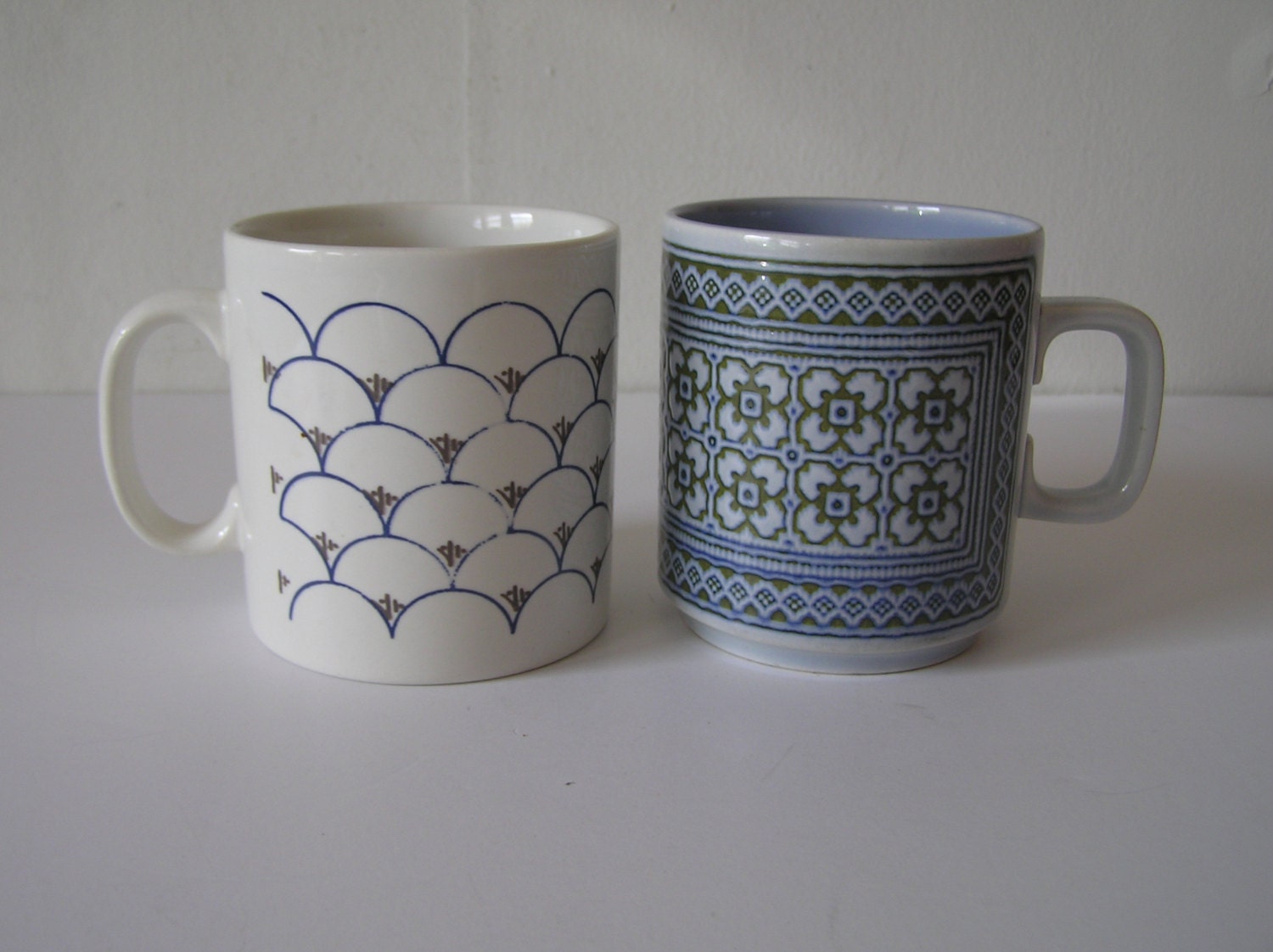 Vintage English Pottery Mugs Instant Collection// Hornsea and Grindley