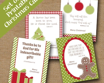 Christian Christmas Printable Scripture by bunglehousedesigns