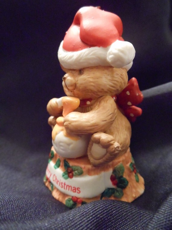 Musical Christmas Santa Bear Christmas Ornament. by ziggydoodles