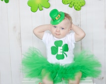 st patricks day baby tutu