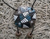 Handmade ceramic necklace for women