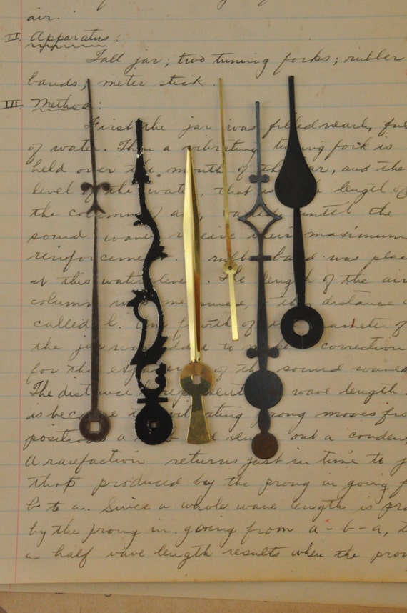 Steampunk clock hands antique clock hands vintage clock