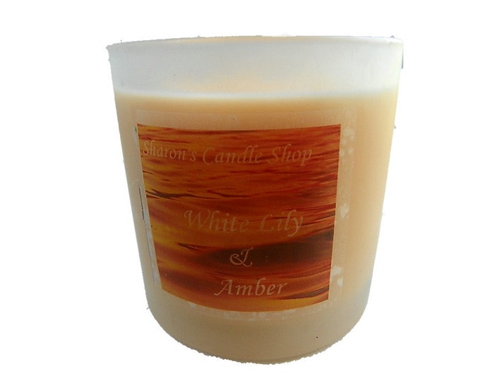 White Lily & Amber Soy Candle