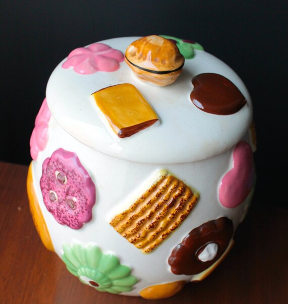Mad Men Cookie Jar Retro Kitchen Japanese by NotMadeInChinaFinds