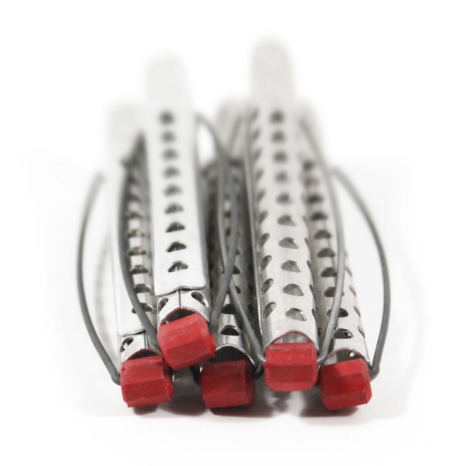 Vintage Metal Curlers Set of 5 Tip Top Metal Hair Rollers