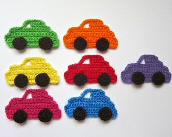 Race Car Applique CROCHET PATTERN