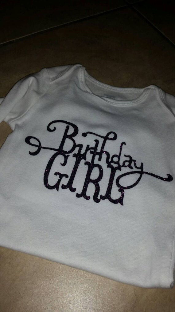 Baby girl birthday shirt